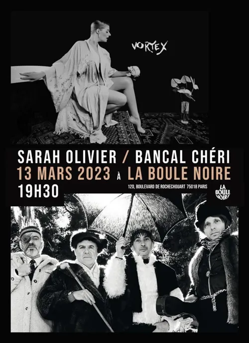Affiche de Co-plateau : Sarah Olivier / Bancal Chéri