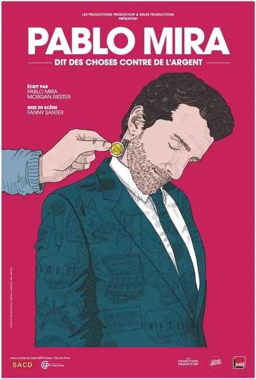 Affiche de Pablo Mira dit des choses contre de l'argent