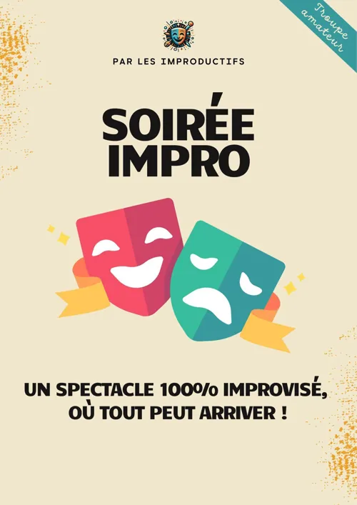 Affiche de Soirée Impro (amateur)