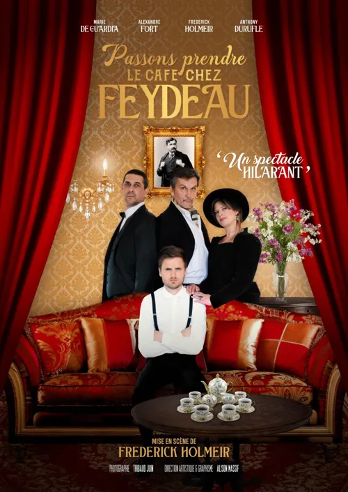 Affiche de Passons prendre le café chez Feydeau