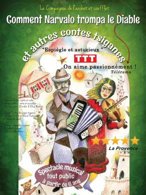 Affiche de Comment Narvalo trompa le diable et autres contes tziganes