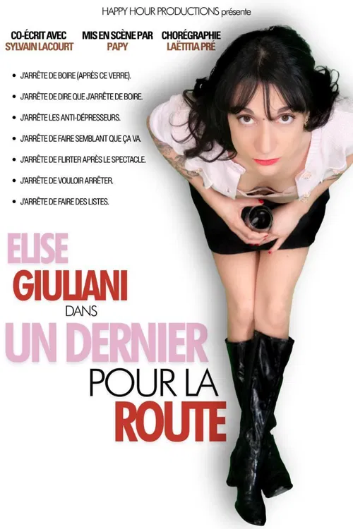 Affiche de Elise Giuliani dans Un dernier pour la route