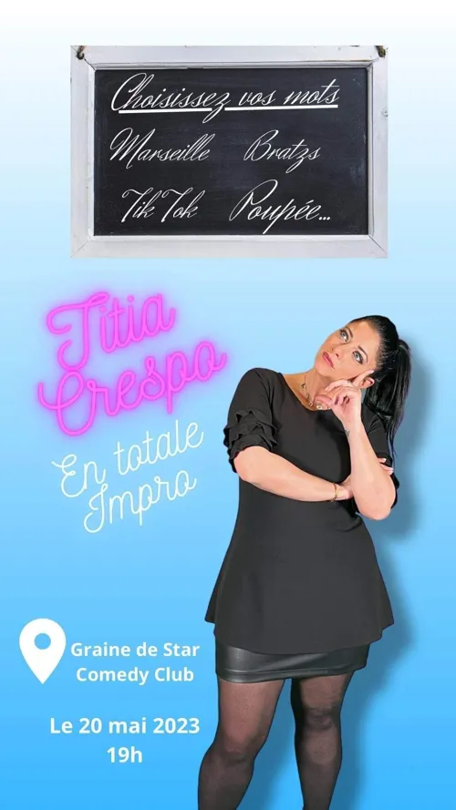 Affiche de Titia Crespo dans En totale impro