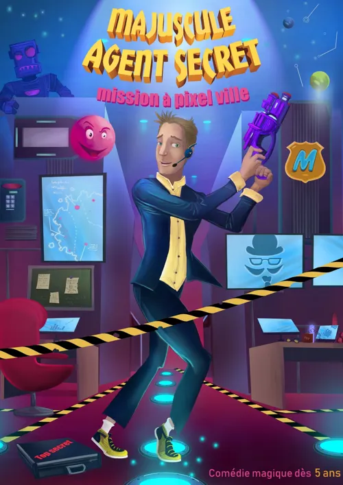 Affiche de Majuscule agent secret