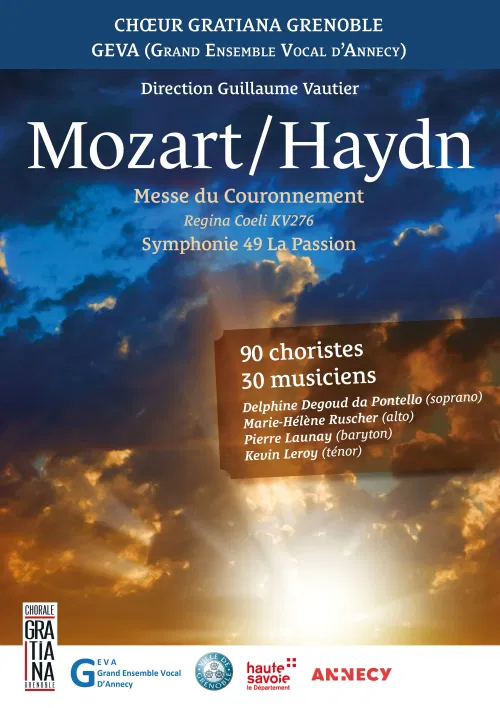 Affiche de Mozart Messe du couronnement / Haydn Symphonie La Passion