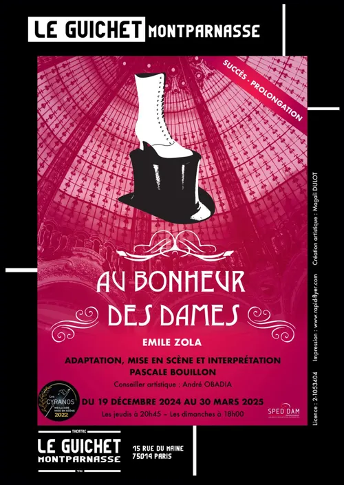 Affiche de Pascale Bouillon dans Au bonheur des dames