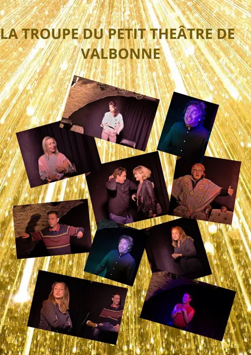 Affiche de La troupe du petit théâtre fait le show