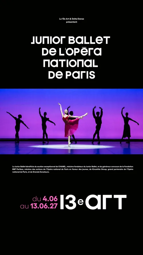 Affiche de Junior Ballet de l'Opéra National de Paris