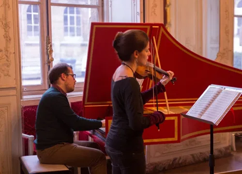 Affiche de Bach et Biber | par Emmanuelle Dauvin