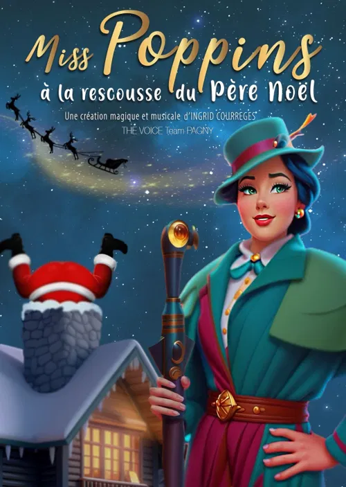 Affiche de Miss Poppins à la rescousse du Père Noël