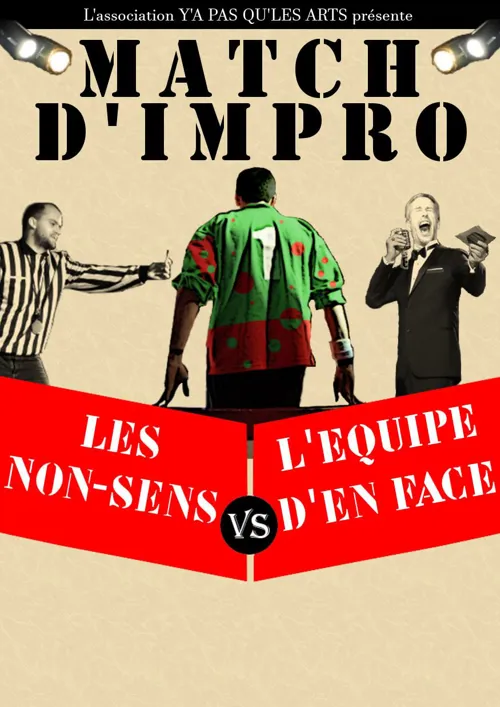 Affiche de Match d'impro Non-Sens vs N'improtequoi (ENS)