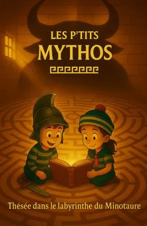 Affiche de Les P'tits Mythos : Thésée dans le labyrinthe du Minotaure