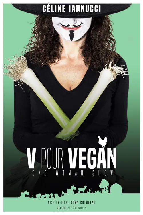 Affiche de Céline Iannucci dans V pour Vegan
