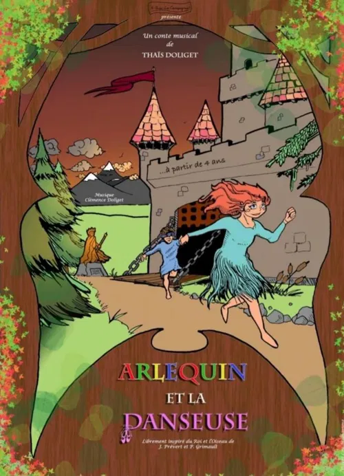 Affiche de Arlequin et la Danseuse