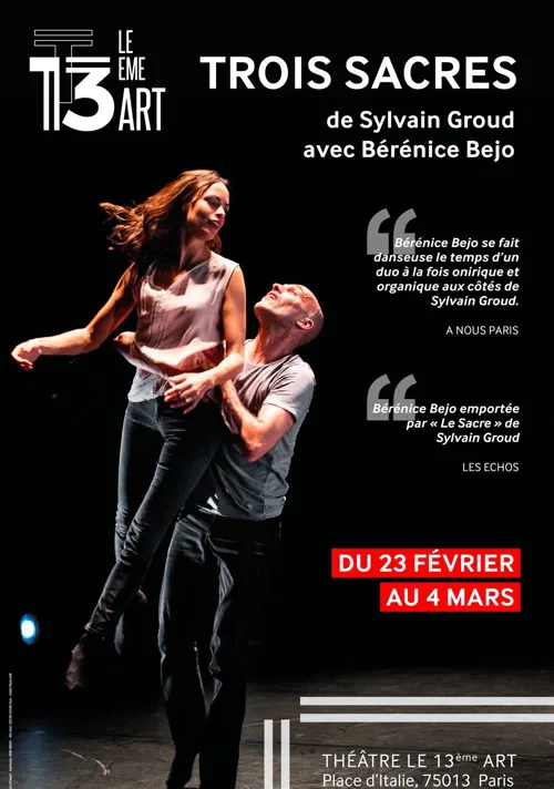 Affiche de Trois Sacres | Avec Bérénice Bejo et Sylvain Groud