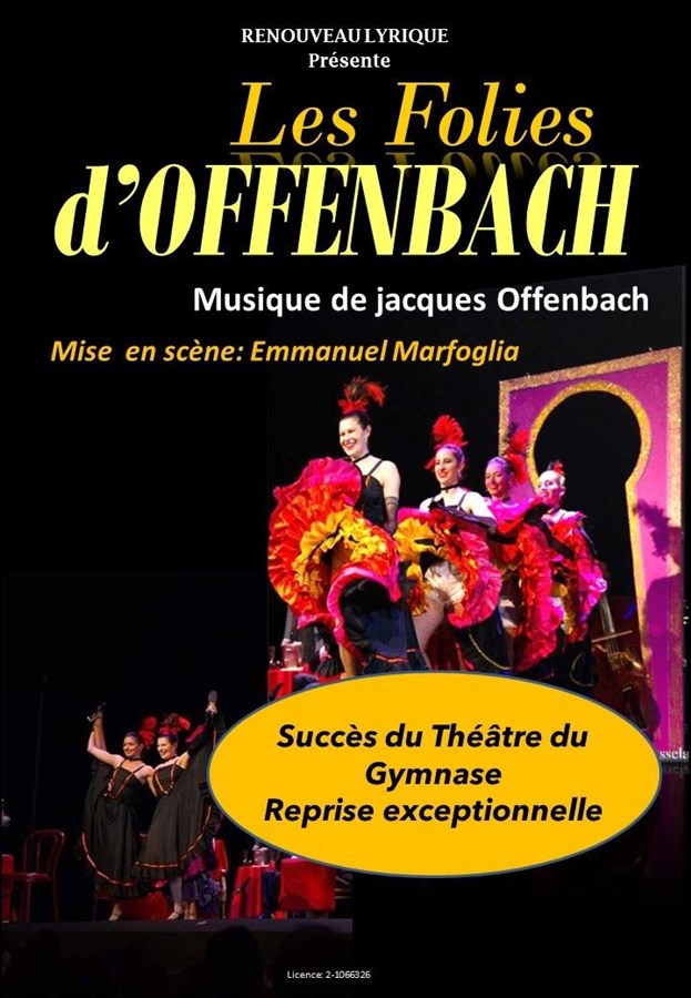 Les folies d'Offenbach, Auditorium Jean Poulain