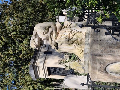 Tombe de chopin avec Euterpe
