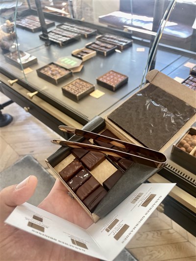 Délicieux chocolats chez Alain Ducasse !