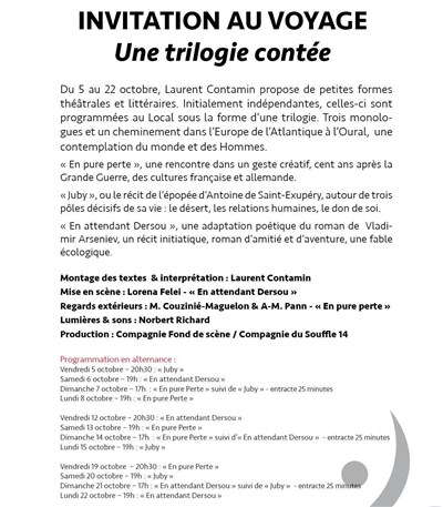Photo 2 de Invitation au voyage : une trilogie contée