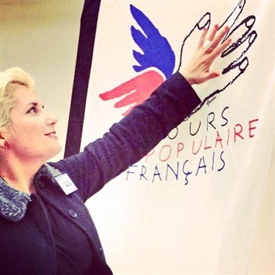 Veronica Antonelli Marraine du Secours Populaire Français