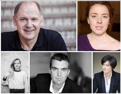 David Johnston, Miranda Crispin, Elizabeth Paavel, Thomas Bulle, Charlotte Gauthier