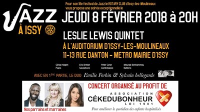 Photo 1 de Leslie Lewis Quintet | + 1ère partie Émilie Forbin et Sylvain Bellegarde