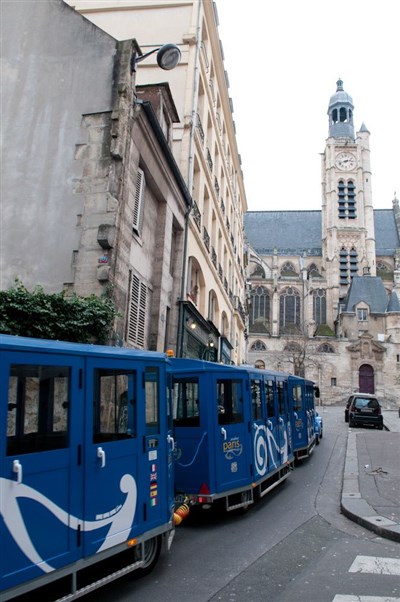 Another Paris petit train bleu circuit SAVANT Montagne Sainte Geneviève