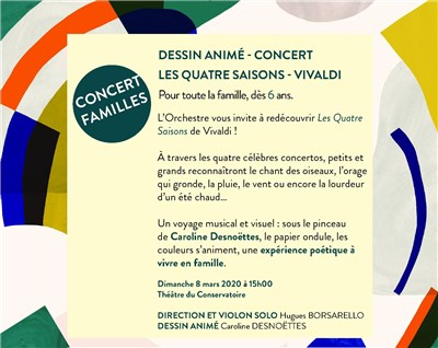 Photo 3 de Dessin animé-Concert : Les Quatre saisons de Vivaldi