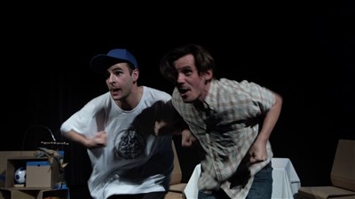 Clément Lefrais (Oscar) et Julien Debuys (Le Père)