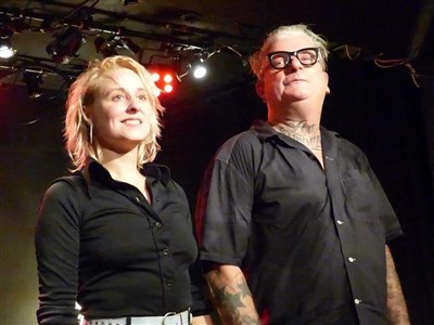 Photo 1 de Sanseverino et Lise Cabaret sur la même longueur d'onde