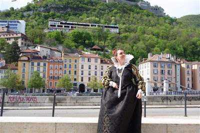 Marie Vignon au petit port à Grenoble
