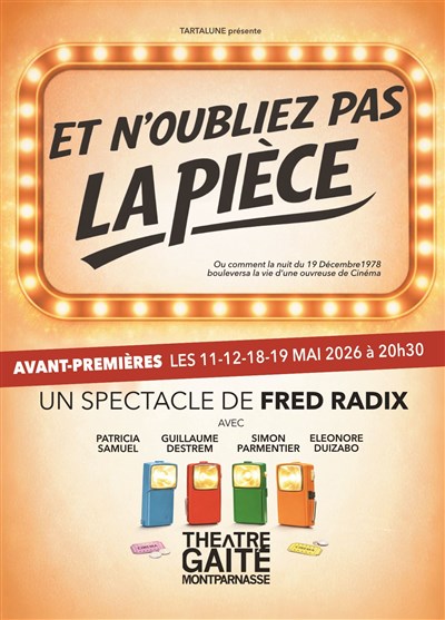 Photo 3 de Et n'oubliez pas la pièce