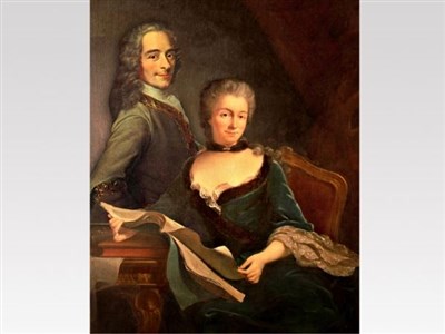Photo 1 de Emilie du Chatelet et Voltaire avant Beauvoir et Sartre