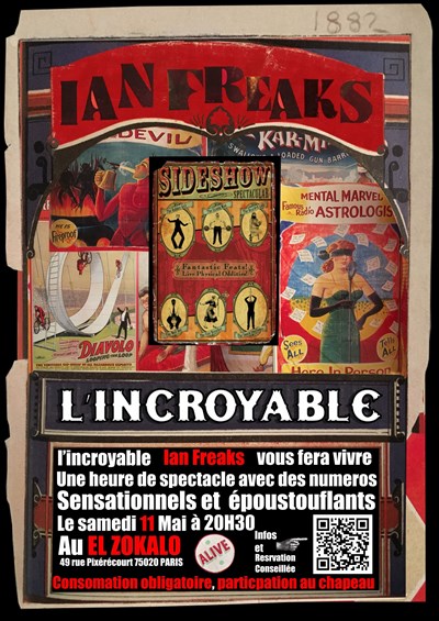 Photo 1 de Ian Freaks dans L'incroyable !