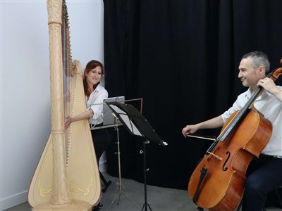 Photo 1 de Concert classique : Duo harpe-violoncelle