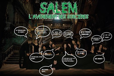Les 13 comédiens-chanteurs en scène !