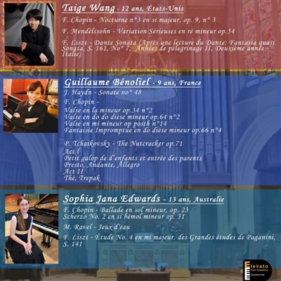 Photo 1 de Festival des Jeunes Artistes à l'Eglise Américaine de Paris