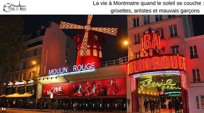 Le Moulin-Rouge la nuit