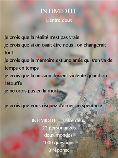 Photo 1 de Intimidité - L'entre deux