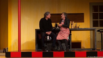 Photo 1 de L'envers du décor | avec Daniel Auteuil et Isabelle Gélinas | mis en scène par Daniel Auteuil