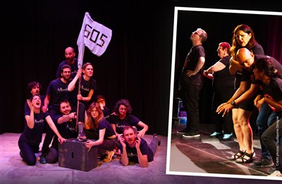 Photo 1 de Les Naufragés suivi de Cabaret d'improvisation