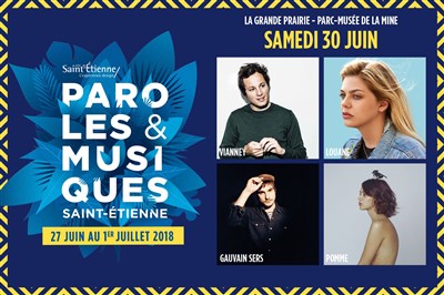 Photo 1 de Vianney, Louane, Gauvain Sers, Pomme | Festival Paroles et Musiques