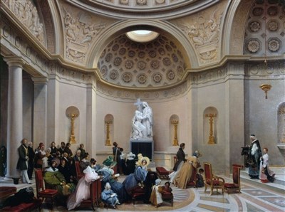 Lancelot Théodore Turpin de Crissé, Une messe à la Chapelle expiatoire, 1835, musée Carnavalet.
