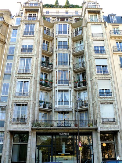 immeuble de rue Franklin, construit par Auguste Perret 