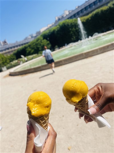 Fraicheur du Jardin du Palais Royal