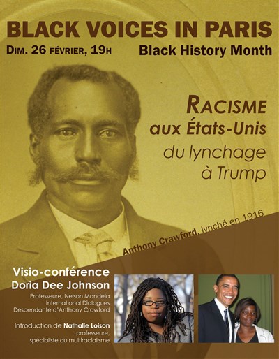 Photo 3 de Racisme aux États-Unis : du lynchage à Trump | Une Visio-conférence de Doria Dee Johnson