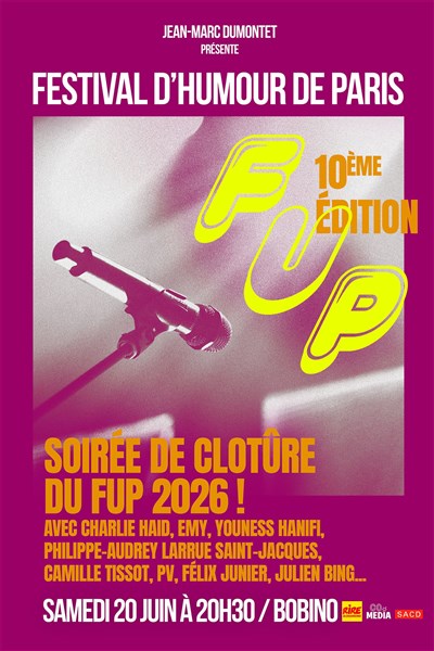 Photo 1 de Festival d'Humour de Paris 2026 le FUP