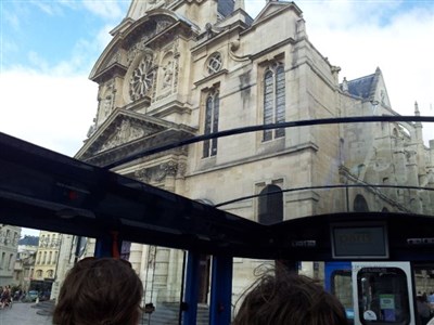 Another Paris petit train bleu circuit SAVANT toit panoramique