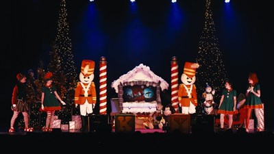 Photo 1 de Santa, le Lutin et le Bonhomme de Neige