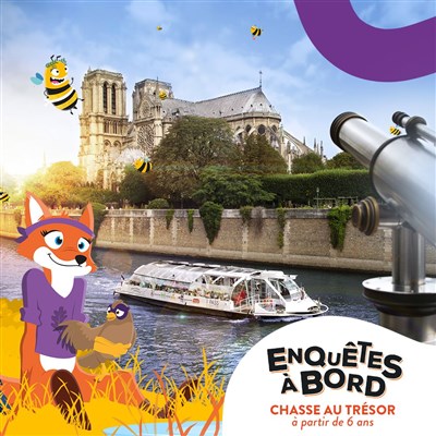Photo 1 de Chasse au Trésor : Enquêtes à bord | Batobus Paris